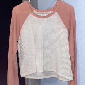 Pink and white Aeropostal shirt